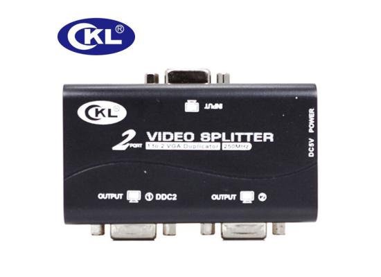 VGA Splitter 4 Port USB Powered 250MHz, No Cable (CKL-1041A)